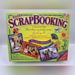 Easy Scrapbooking Calendar - Colorful Craft Kit